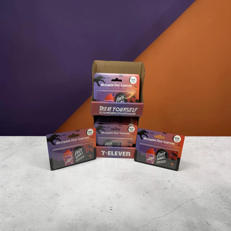 treat yourself coupon display